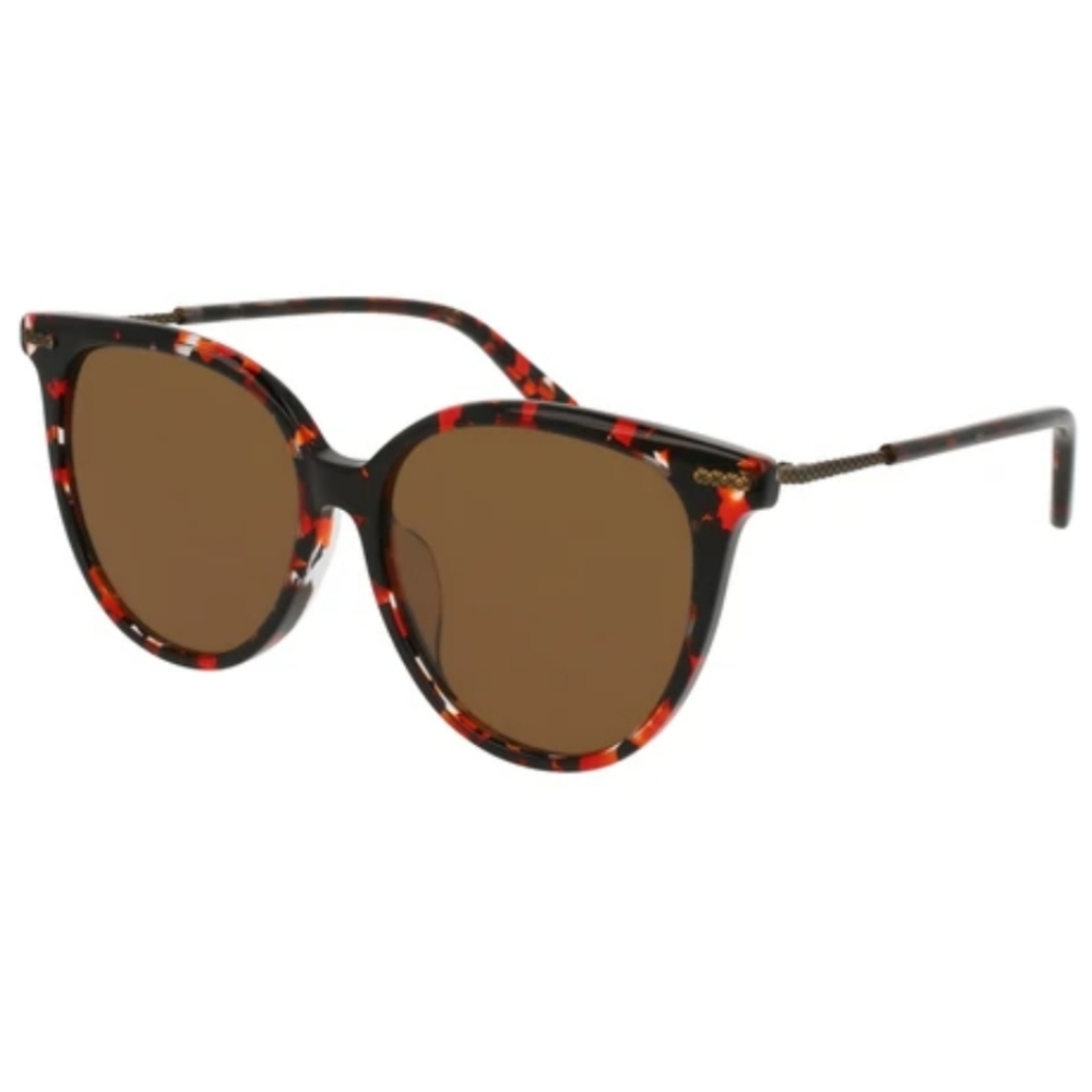 Botega Venetta Cateye Sunglasses Havana Bronze 53mm